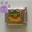 Kermit the Frog Italian Charm from Sesame Street and The Muppets