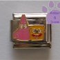 Patrick Star and SpongeBob SquarePants Italian Charm