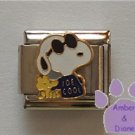 Snoopy as JOE COOL with Woodstock Italian Charm the Peanuts Gang