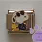 Snoopy as JOE COOL with Woodstock Italian Charm the Peanuts Gang