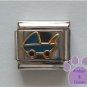 Blue Baby Carriage Italian Charm