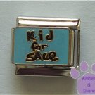 Kid for Sale Italian Charm on blue enamel