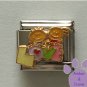LOVE Children Italian Charm with little boy & girl holding hands