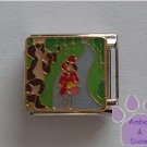 Little Red Riding Hood Italian Charm and the Wolf