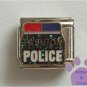 FASHION POLICE Italian Charm with police car flashing lights