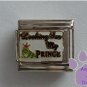 Looking For My PRINCE Italian Charm frog with a crown