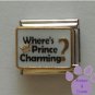Where Is Prince Charming Italian Charm with gold tone crown