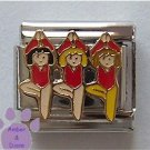 Little Girls Chorus Line Dancing Italian Charm Dance Recital