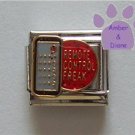 REMOTE CONTROL FREAK Italian Charm Remote with red glitter