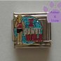 I power WALK Italian Charm Walker on Blue Glitter