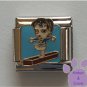Little Girl on Balance Beam Italian Charm