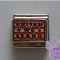 UNITED WE STAND Italian Charm on red, white and blue