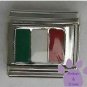 Italian Flag in Green, White and Red for Italy Italian Charm