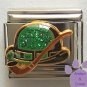 Irish Leprechaun Hat and Pipe Italian Charm for Luck