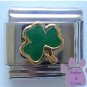 Lucky Green Shamrock Italian Charm Ireland Irish