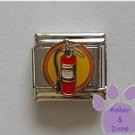 Fire Extinguisher Italian Charm for fighting fires *Fire Safety*