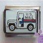 United States Postal Truck Italian Charm US Mail