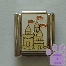 Beach Sand Castle Italian Charm for sunny holidays at the beach