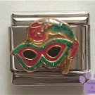 Mardi Gras Mask Italian Charm for a Masquerade Ball