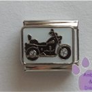 Motorcycle Italian Charm on white