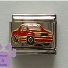 Red Pickup Truck Italian Charm