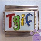 Tgif Italian Charm colorful - Thank Goodness It's Friday