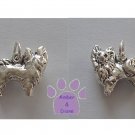 Pomeranian Sterling Silver Pendant - Pom dog charm