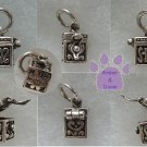 Prayer Box Sterling Silver Pendant with Christian Fish and Cross charm