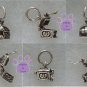 Small Treasure Chest Sterling Silver Pendant hinged lid opens charm