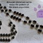 Black Onyx Ovals Sterling Silver Bracelet delicate design