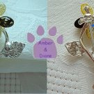 Baltic Amber Sterling Silver Pin Honey Lemon Green Flower Brooch