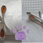 Amber Sterling Pin Honey Lemon Green Falling Leaves Brooch