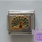 Peacock Italian Charm