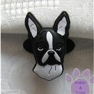 Boston Terrier Shoe Doodle Dog Charm for Crocs