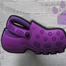 Purple Clog Shoe Doodle Shoe Charm for Crocs