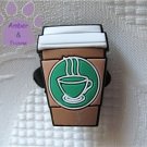 Take-Out Coffee Shoe Doodle Coffee To Go Shoe Charm for Crocs