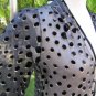 Vtg 80's Black Silk Velvet Wiggle Dress & Jacket sz-S