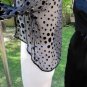Vtg 80's Black Silk Velvet Wiggle Dress & Jacket sz-S