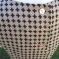 Vtg 60's Mod 2-pc Woven Rayon sleeveless Dress sz 8-10