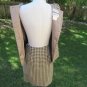 Vtg 60's Mod 2-pc Woven Rayon sleeveless Dress sz 8-10