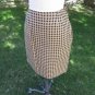 Vtg 60's Mod 2-pc Woven Rayon sleeveless Dress sz 8-10