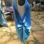 Vtg. Roaring 20's Silk Gatsby Dress sz M drop-waist