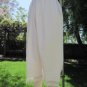 vtg 19th C Victorian Cotton  Bloomers Crochet Lace 26"W
