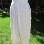 vtg 19th C Victorian Cotton Bloomers Crochet Lace 26"W
