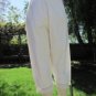 vtg 19th C Victorian Cotton Bloomers Crochet Lace 26"W