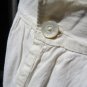 vtg 19th C Victorian Cotton Bloomers Crochet Lace 26"W