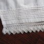 vtg 19th C Victorian Cotton Bloomers Crochet Lace 26"W