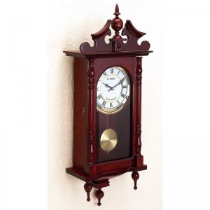 HHGERWC2 - St. Georgen&acirc;�&cent; German Pendulum Quartz Wall Clock WITH ELECTRONIC CHIMES