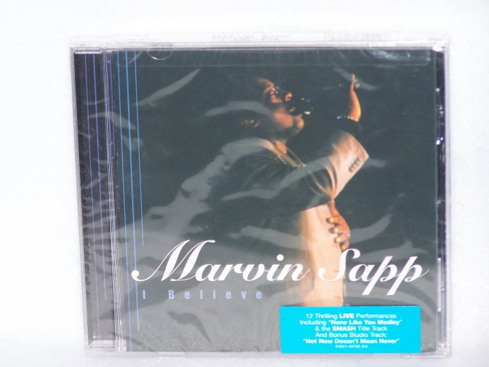 "Marvin Sapp" Gospel Music CD - I Believe - Brand New