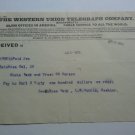 Western Union Telegraph - Carson City NV - June 30, 1905